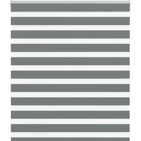 vidaXL Zebragardin mørkegrå 130x150 cm
