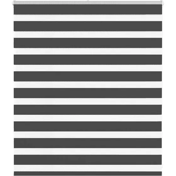 vidaXL Zebragardin Sort 120x100 cm, 100% Polyester