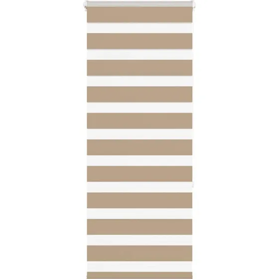 vidaXL Zebragardin Sandbrun 55x150 cm, 50,9 cm bred, polyester