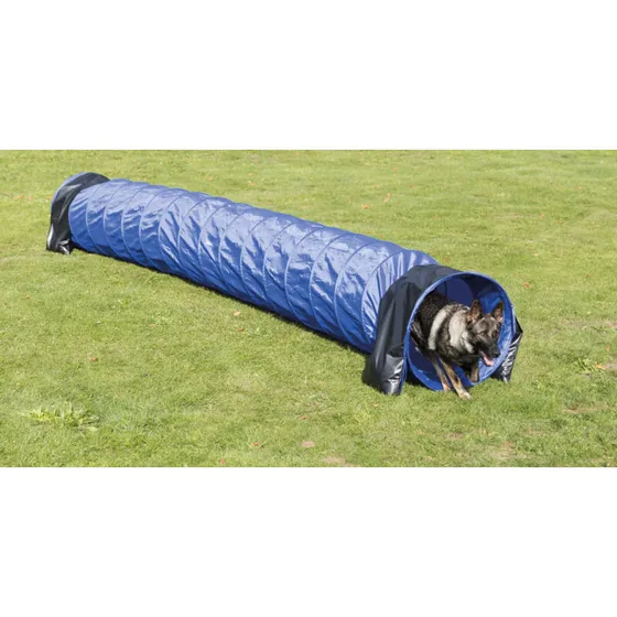 Trixie Agility tunnel 5 m x 60 cm (blå)