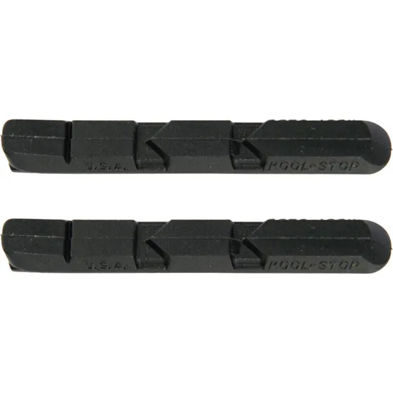 Kool Stop V-Type bremsegummi, sort (par) til V-bremser