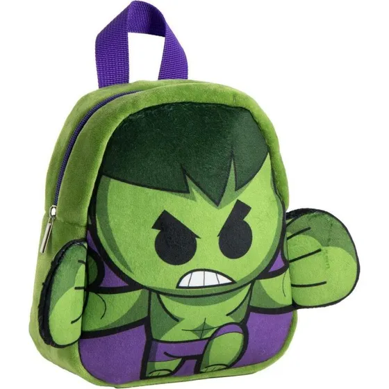 Cerda The Avengers Hulk Børnerygsæk, Grøn/Lilla, 18 x 22 x 4 cm