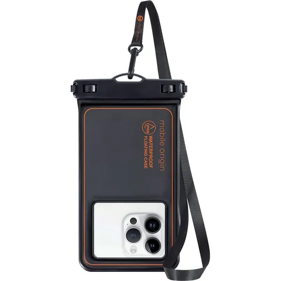 Mobile Origin Vandtæt Flydende Case 6,5" - Sort/Orange