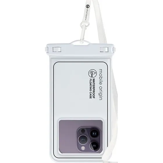 Mobile Origin Vandtæt Flydende Telefonhylster 6,5" Hvid/Sort