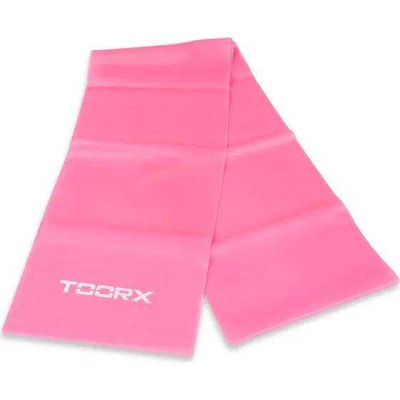 Toorx Latex Træningselastik Light, Pink, 150 cm
