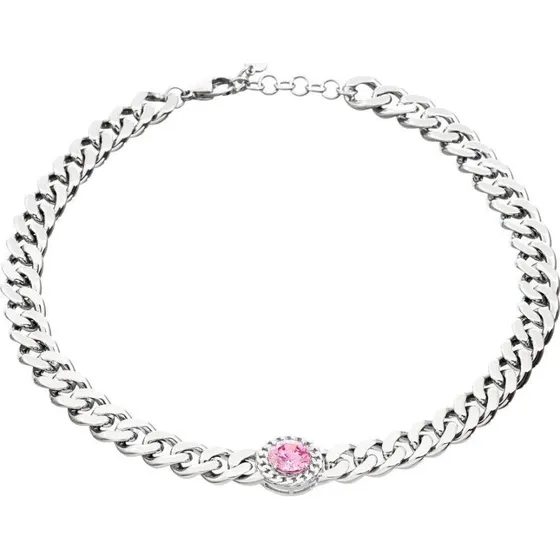 Chiara Ferragni J19AUW20 Pink Halskæde, Stål med Pink Detail