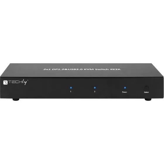 Techly IDATA DP-KVM2 2-port DisplayPort 1.2 4K KVM-switch sort