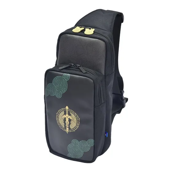 Hori Adventure Pack (Zelda) - Skuldertaske til Nintendo Switch, Sort