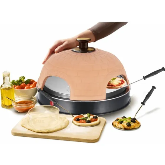 Emerio PO-115985 Pizzarette 900W terracotta orange