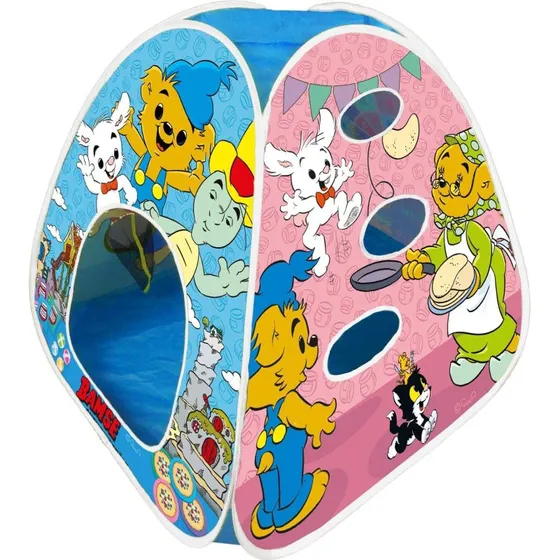 Bamse Popup Aktivitetstelt med 3 Legspil