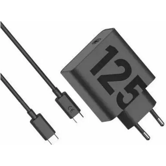 Motorola SJMC1252 125 W GaN USB-C til USB-C-kabel 2 m, sort