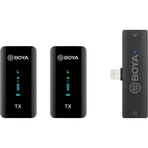 Boya BY-XM6-S4 Trådløs Mikrofon x2 (Lightning)