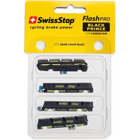 Swissstop Flash Pro Black Prince bremseklodser (carbon)