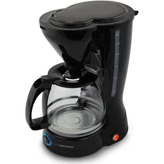 Esperanza EKC009 Drypkaffemaskine 1,5 L, Sort