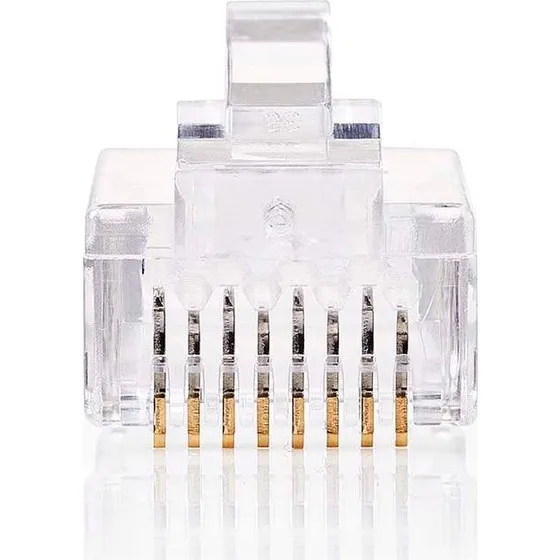 Nedis RJ45-stik Han CAT6 Guldplateret 10 stk. Transparent