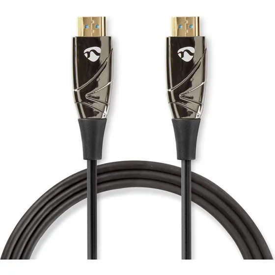 Nedis Aktiv Optisk HDMI-kabel 40 m, 4K@60Hz, med Ethernet, sort