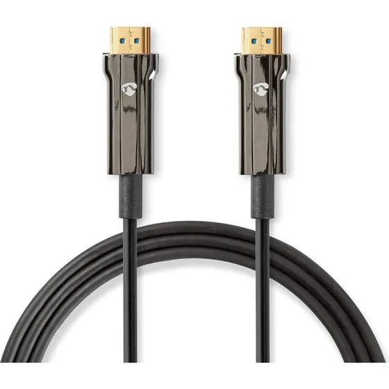Nedis Aktiv Optisk HDMI-Kabel 100 m, 8K@60Hz, 48 Gbps, Sort
