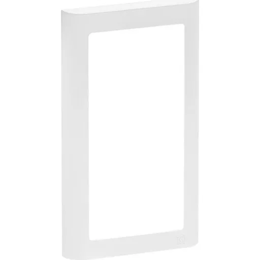 LK Fuga Soft 63 ramme, 1x2 modul, lodret, hvid