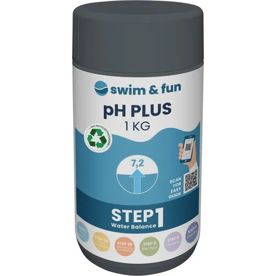 PH Plus 1 kg – Hæver pH i poolvand