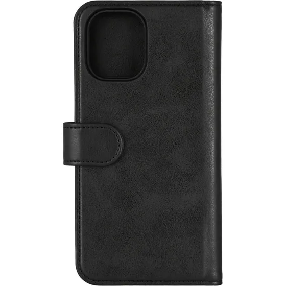 Essentials iPhone 16 Plus PU Cover, Sort, Aftagelig