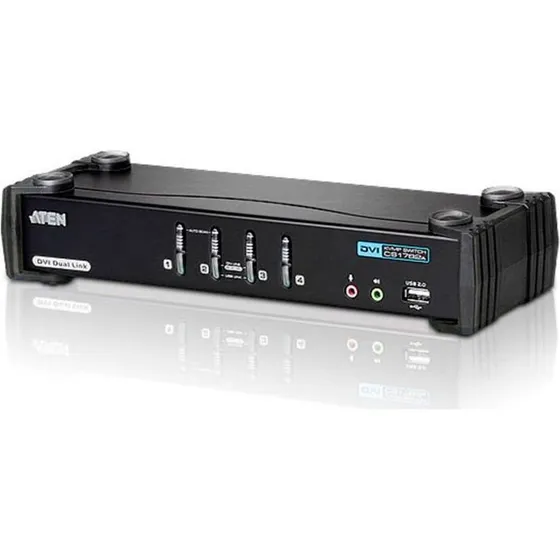 ATEN CubiQ CS1784A 4-Port KVM/Audio/USB-Switch