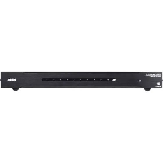 ATEN VS0110HA 10-Port 4K HDMI-Splitter, Sort