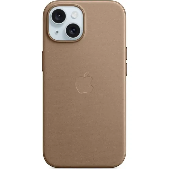 Apple iPhone 15 FineWoven Cover Taupe med MagSafe