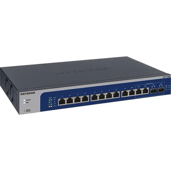 Netgear XS512EM 12-Port 10G Smart Switch med 2 SFP+ Combo