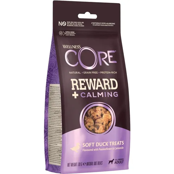 Wellness CORE Reward+ Calming godbidder med and 170 g
