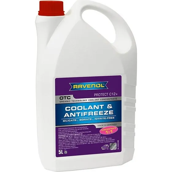 RAVENOL Frostbeskyttelse 5L G12+ (1410110-005-01-999)