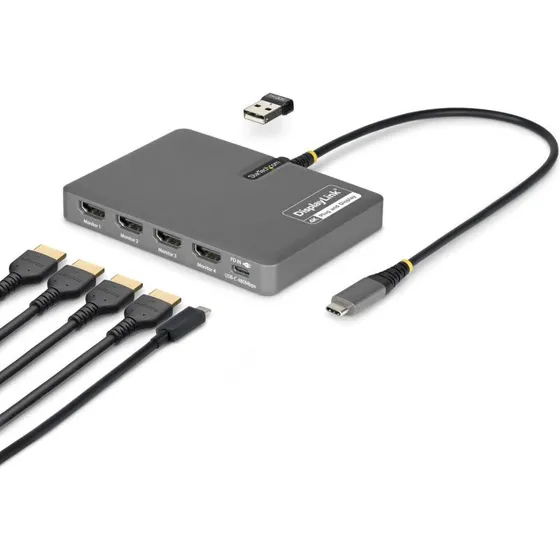 Startech QUAD-USB-HDMI-ADAPT USB-kabel, grå
