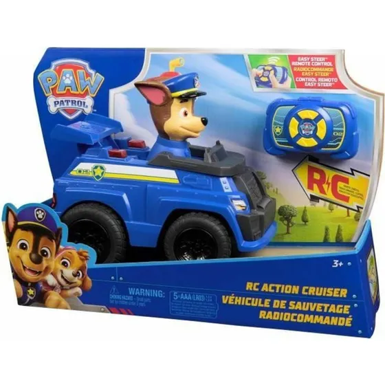 Spin Master Paw Patrol Chase Fjernstyret Bil, Blå