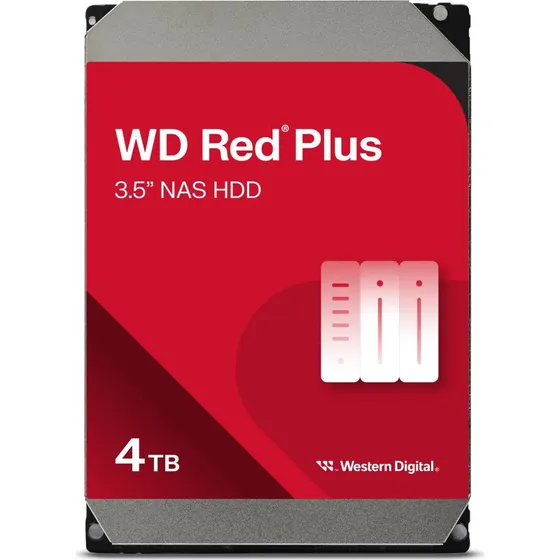 WD Red Plus 4TB 3.5" SATA-600 5400rpm