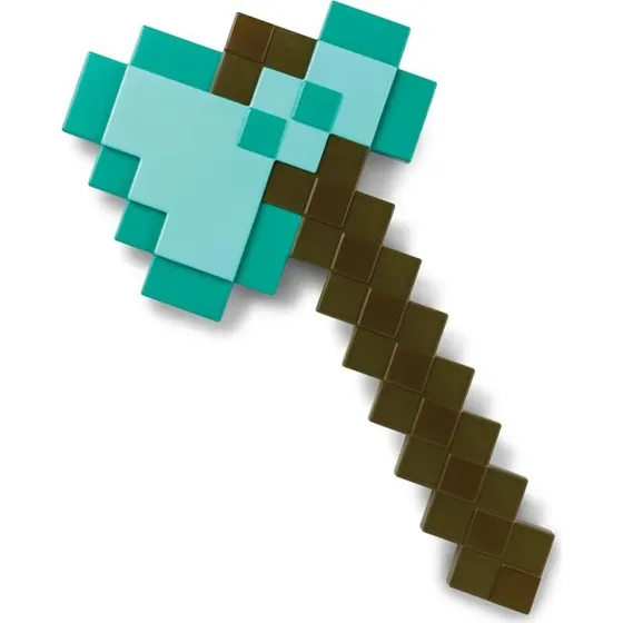Disguise Minecraft Diamond Axe – 42,5 cm, letvægt plast