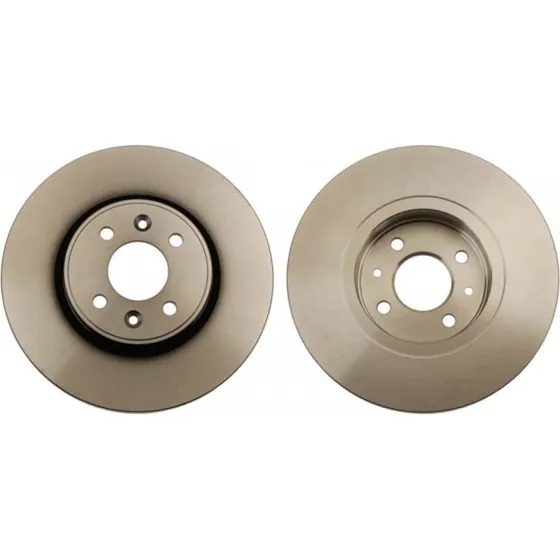 TRW Bremseskive DF4110, ventileret, 280 mm, sort, til Renault/Dacia