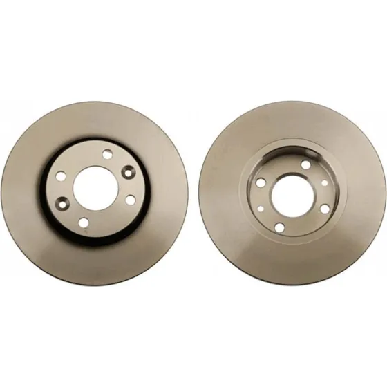 TRW Bremseskive DF4364, ventileret, 260 mm, sort, til Renault, Nissan, Dacia