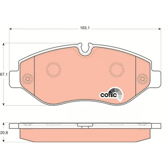 TRW Bremseklodser GDB1698 for VW & Mercedes-Benz