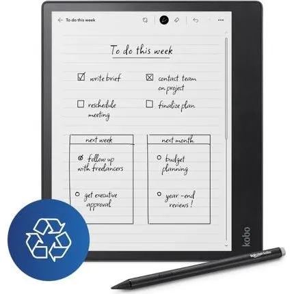 Kobo Elipsa 2E 10,3" Touch, 32 GB, WiFi, sort