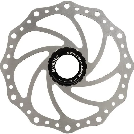 Elvedes SC14 Centerlock bremseskive 180 mm (rustfrit stål)