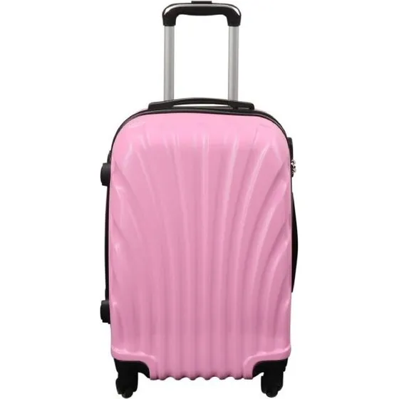 Musling Lyserød Kabinekuffert - 2,4 kg, 37 L, 4 x 360° hjul
