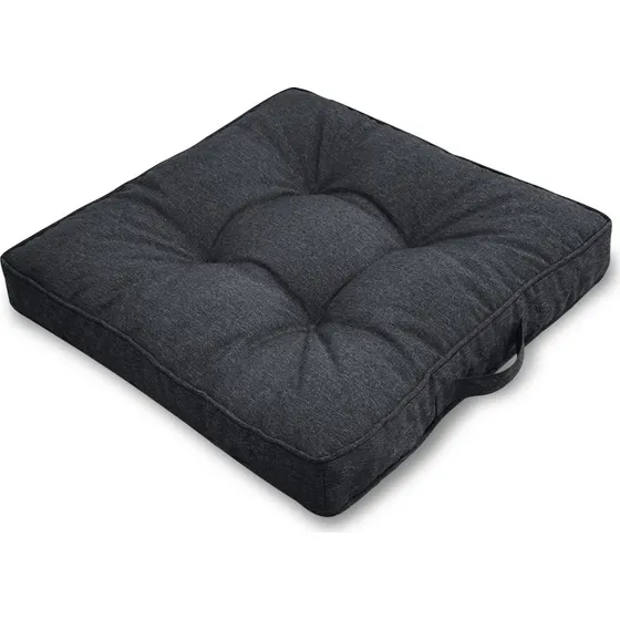 Nordstrand Home Futon Hynde 50x50 cm, Antracit Grå, 7 cm Blød, UV- og Vandafvisende