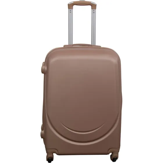 Smart Rejsekuffert Mocca - Medium, ABS Hardcase
