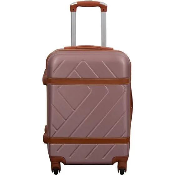 Retro Rosa Kabinekuffert – Letvægt Hardcase, 36 L, 2,7 kg