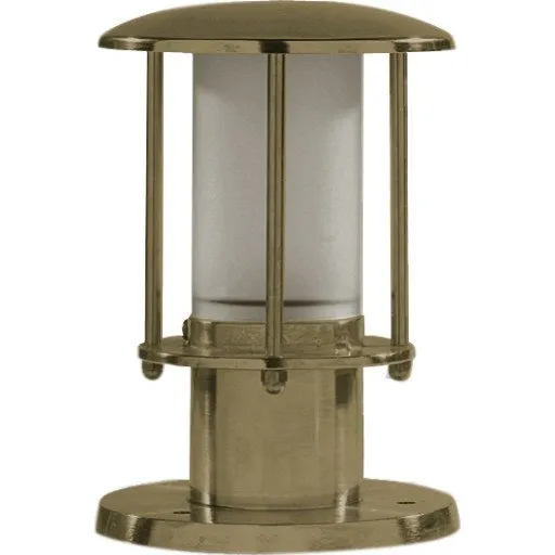 Andromeda 301 støbt messing bedlampe, 22 cm høj