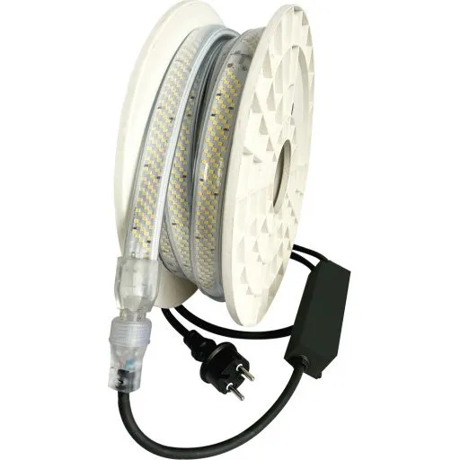 Blue Electric Flex-Line PlusLine LED-strip, 10 m, hvid, flicker free