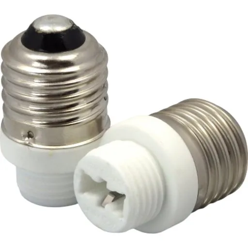 E27 til G9 Fatningsomformer, 46 mm, Steatit