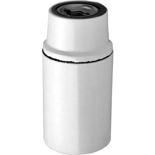 Fatning E14 hvid 10 mm