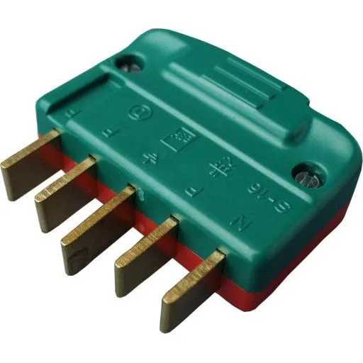 Elworks Flerpolet stikprop 3P+N+J 16A 440V rød/grøn