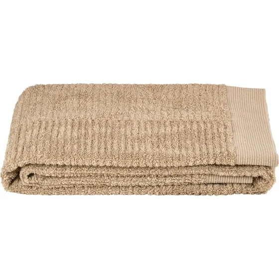 Zone Denmark Classic Badehåndklæde 70x140 cm, Camel, 100% Bomuld