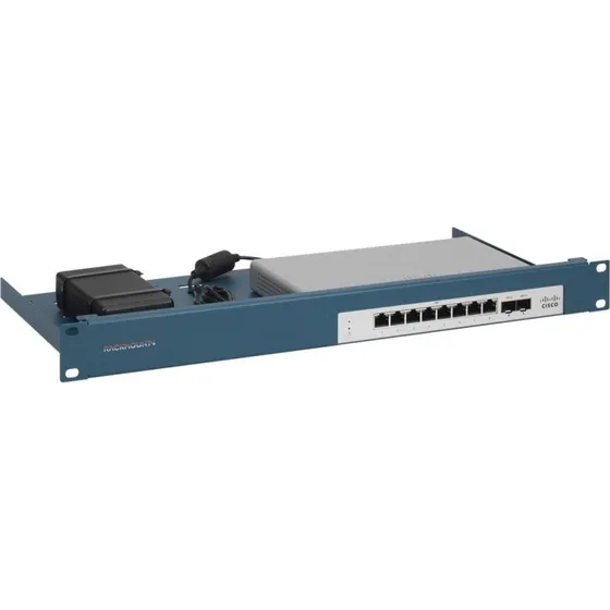Rackmount.IT RM-CI-T17 1U blå rackmount til firewall